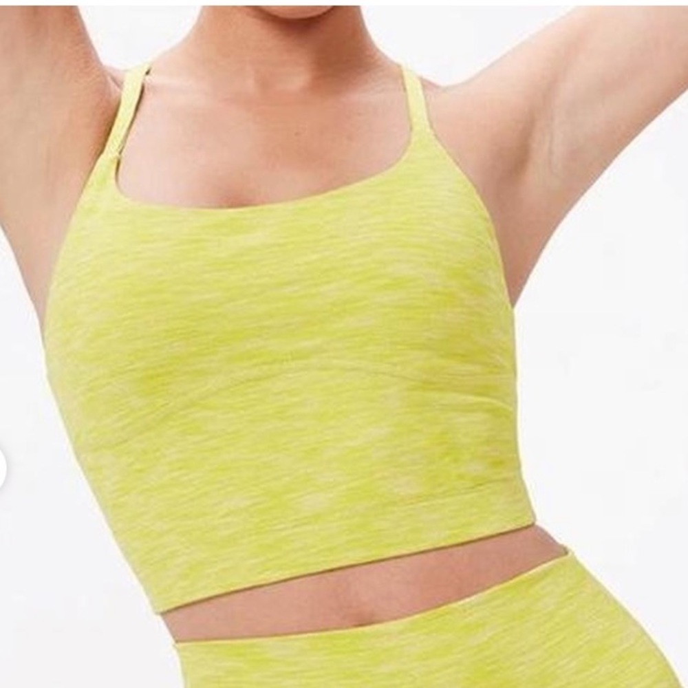 Outdoor voices yellow workout set. Worn ONCE. Size medium